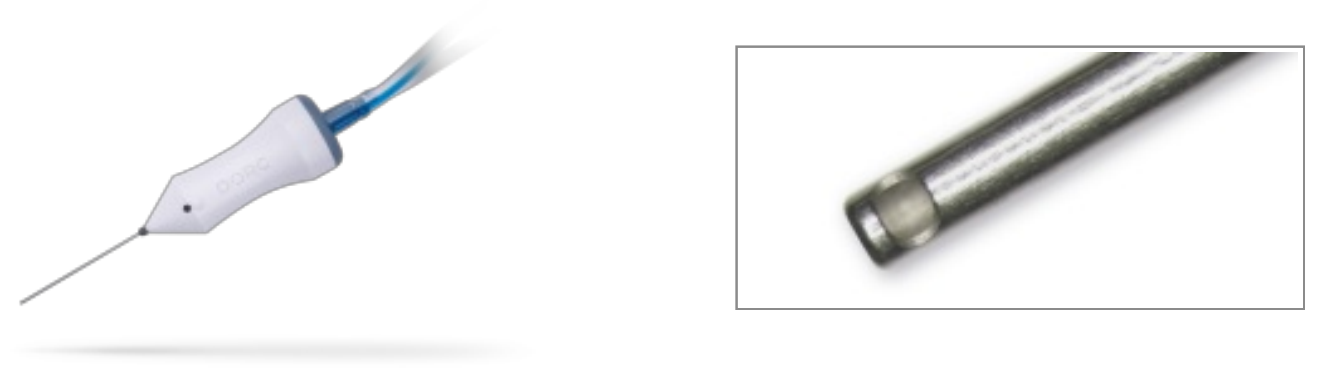 Disposable Pneumatic Vitrectome. (20 gauge / 0.9 mm) (working with 37 PSI, max 2500 cuts/min)
