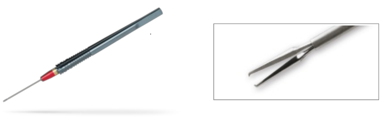 Microforceps: Eckardt End-gripping.(20 gauge / 0.9 mm)