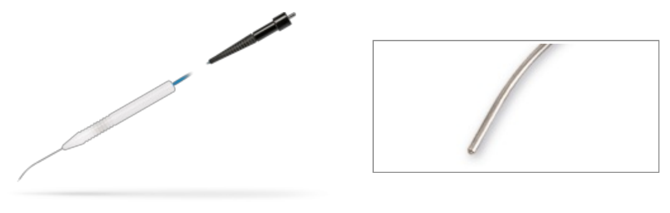 Stepped Laserprobe, with Alcon connector. (23 gauge / 0.6 mm)