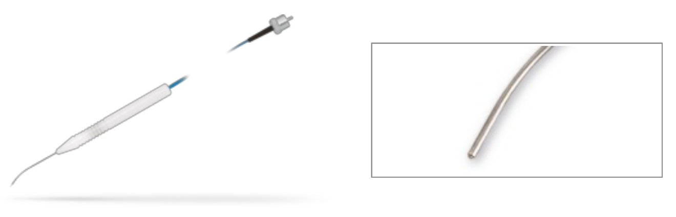Stepped Laserprobe, with Iridex connector. (23 gauge / 0.6 mm)